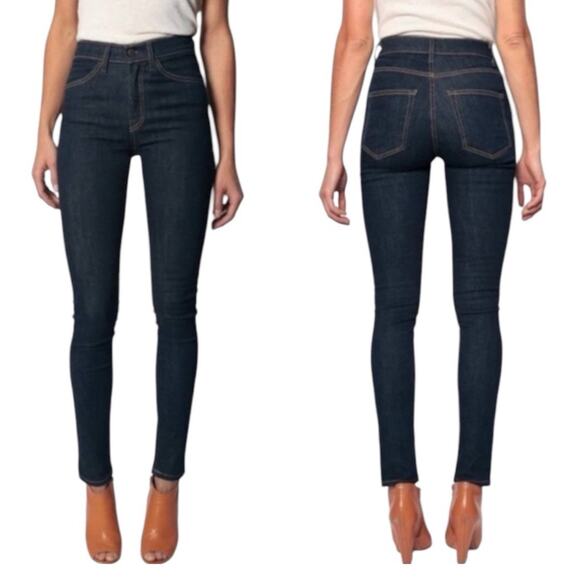 Imogene + Willie Jesse Skinny Jeans Size 26 Dark Wash Denim Slim Fit Casual - Picture 1 of 8